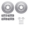 4612-31049 Geospec Brake Rotors w/5000 Euro Ceramic Brake Pads & Hardware, 2006-2013 BMW, Position: Front - image 1