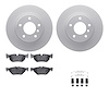 4612-31050 Geospec Brake Rotors w/5000 Euro Ceramic Brake Pads & Hardware, 2008-2013 BMW, Position: Rear - image 1