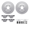 4612-31068 Geospec Brake Rotors w/5000 Euro Ceramic Brake Pads & Hardware, 2014-2015 BMW, Position: Rear - image 1