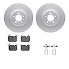 4612-31070 Geospec Brake Rotors w/5000 Euro Ceramic Brake Pads & Hardware, 2013-2020 BMW, Position: Front - image 1