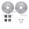 4612-31071 Geospec Brake Rotors w/5000 Euro Ceramic Brake Pads & Hardware, 2012-2020 BMW, Position: Rear - image 1