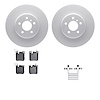 4612-31072 Geospec Brake Rotors w/5000 Euro Ceramic Brake Pads & Hardware, 2013-2021 BMW, Position: Rear - image 1