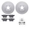 4612-31090 Geospec Brake Rotors w/5000 Euro Ceramic Brake Pads & Hardware, 2011-2018 BMW, Position: Front