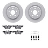 4612-31092 Geospec Brake Rotors w/5000 Euro Ceramic Brake Pads & Hardware, Fits Select Multiple Makes/Models, Position: Rear