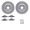 4612-31094 Geospec Brake Rotors w/5000 Euro Ceramic Brake Pads & Hardware, Fits Select BMW, Position: Front