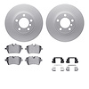 4612-32012 Geospec Brake Rotors w/5000 Euro Ceramic Brake Pads & Hardware, 2011-2016 Mini, Position: Front - image 1