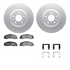4612-46008 Geospec Brake Rotors w/5000 Euro Ceramic Brake Pads & Hardware, 2006-2016 GM, Position: Front - image 1
