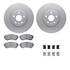 4612-46010 Geospec Brake Rotors w/5000 Euro Ceramic Brake Pads & Hardware, 2008-2014 GM, Position: Front - image 1