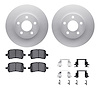 4612-47003 Geospec Brake Rotors w/5000 Euro Ceramic Brake Pads & Hardware, 2006-2011 GM, Position: Front - image 1
