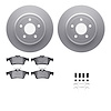 4612-47006 Geospec Brake Rotors w/5000 Euro Ceramic Brake Pads & Hardware, 2008-2010 GM, Position: Rear - image 1