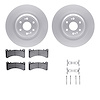4612-47014 Geospec Brake Rotors w/5000 Euro Ceramic Brake Pads & Hardware, 2015-2020 GM, Position: Front - image 1