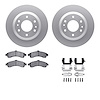 4612-48001 Geospec Brake Rotors w/5000 Euro Ceramic Brake Pads & Hardware, 2002-2005 GM, Position: Front - image 1