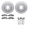 4612-48003 Geospec Brake Rotors w/5000 Euro Ceramic Brake Pads & Hardware, 2002-2005 GM, Position: Front - image 1