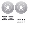 4612-54009 Geospec Brake Rotors w/5000 Euro Ceramic Brake Pads & Hardware, 2005-2014 Ford/Lincoln/Mercury/Mazda, Position: Front - image 1