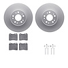 4612-63016 Geospec Brake Rotors w/5000 Euro Ceramic Brake Pads & Hardware, 1991-1999 Mercedes-Benz, Position: Front - image 1