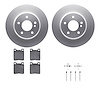 4612-63018 Geospec Brake Rotors w/5000 Euro Ceramic Brake Pads & Hardware, 1994-2000 Mercedes-Benz, Position: Rear - image 1