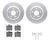 4612-63020 Geospec Brake Rotors w/5000 Euro Ceramic Brake Pads & Hardware, 2000-2003 Mercedes-Benz, Position: Rear - image 1