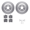 4612-63024 Geospec Brake Rotors w/5000 Euro Ceramic Brake Pads & Hardware, 2001-2002 Mercedes-Benz, Position: Rear - image 1