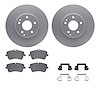 4612-63033 Geospec Brake Rotors w/5000 Euro Ceramic Brake Pads & Hardware, 2001-2011 Mercedes-Benz, Position: Front - image 1