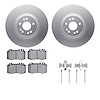 4612-63066 Geospec Brake Rotors w/5000 Euro Ceramic Brake Pads & Hardware, 2000-2005 Mercedes-Benz, Position: Front