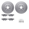 4612-63074 Geospec Brake Rotors w/5000 Euro Ceramic Brake Pads & Hardware, 2006-2012 Mercedes-Benz, Position: Front - image 1