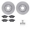 4612-65007 Geospec Brake Rotors w/5000 Euro Ceramic Brake Pads & Hardware, 2003-2005 GM, Position: Front - image 1