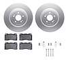 4612-72003 Geospec Brake Rotors w/5000 Euro Ceramic Brake Pads & Hardware, 2008-2015 Mitsubishi, Position: Front - image 1