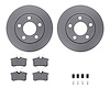 4612-73009 Geospec Brake Rotors w/5000 Euro Ceramic Brake Pads & Hardware, 2000-2002 Audi/Volkswagen, Position: Rear - image 1