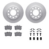 4612-73025 Geospec Brake Rotors w/5000 Euro Ceramic Brake Pads & Hardware, 2002-2006 Audi/Volkswagen, Position: Rear - image 1