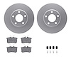 4612-74009 Geospec Brake Rotors w/5000 Euro Ceramic Brake Pads & Hardware, 2001-2003 Audi/Volkswagen, Position: Rear - image 1
