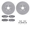 4612-76000 Geospec Brake Rotors w/5000 Euro Ceramic Brake Pads & Hardware, 2006-2015 Lexus/Toyota/Scion, Position: Front - image 1