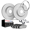 4622-19152 Geospec Brake Rotors w/5000 Euro Ceramic Brake Pads/Sensor & Hardware Kit, 2012-2019 Mercedes-Benz, Position: Front - image 1