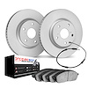 4632-19013 Geospec Brake Rotors w/5000 Euro Ceramic Brake Pads & Sensor, 2021-2021 BMW, Position: Front - image 1