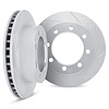 5002-48071 Slotted Brake Rotors [Silver], Fits Select GM, Position: Rear