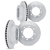 5004-54221 Slotted Brake Rotors [Silver], 2005-2012 Ford/Lincoln/Mercury/Mazda, Position: Front and Rear - image 1