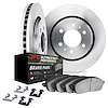 5412-76022 Slotted Brake Rotors with Ultimate-Duty Brake Pads Kit & Hardware [Silver], Fits Select Lexus/Toyota/Scion, Position: