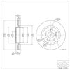 600-01014 Brake Rotor, 2006-2017 Suzuki, Position: Front - image 2