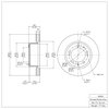 600-02023 Brake Rotor, 1989-1997 Porsche, Position: Front - image 2