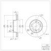 600-02028 Brake Rotor, 1997-2004 Porsche, Position: Front - image 2