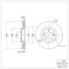 600-03003 Brake Rotor, Fits Select Kia/Hyundai/Genesis, Position: Front - image 2