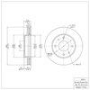 600-03015 Brake Rotor, 2001-2003 Kia/Hyundai/Genesis, Position: Front - image 2