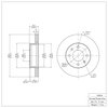 600-03018 Brake Rotor, 2003-2006 Multiple Makes/Models, Position: Front - image 2