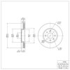 600-07002 Brake Rotor, 2009-2019 Mopar, Position: Front - image 2