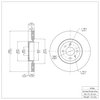 600-07004 Brake Rotor, 2012-2019 Mopar, Position: Front - image 2