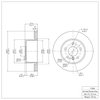 600-11005 Brake Rotor, 1999-2004 Land Rover, Position: Front - image 2