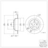 600-13008 Brake Rotor, 1990-2008 GM, Position: Rear - image 2