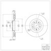 600-16012 Brake Rotor, 2017-2021 Alfa Romeo, Position: Front - image 2