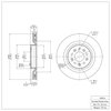 600-20016 Brake Rotor, 2000-2006 Jaguar, Position: Front - image 2