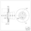 600-20033 Brake Rotor, 2017-2020 Multiple Makes/Models, Position: Front - image 2