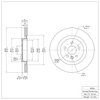 600-20034 Brake Rotor, 2017-2020 Multiple Makes/Models, Position: Rear - image 2